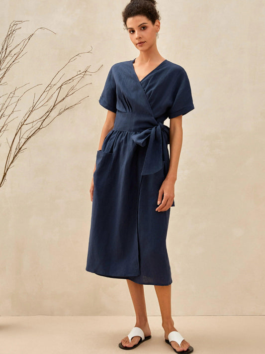 Emily | Chic Summer Linen Kimono Dress 1
