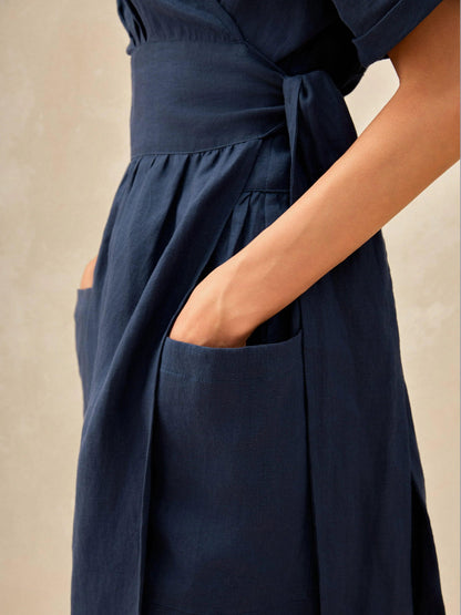 Emily | Chic Summer Linen Kimono Dress 6