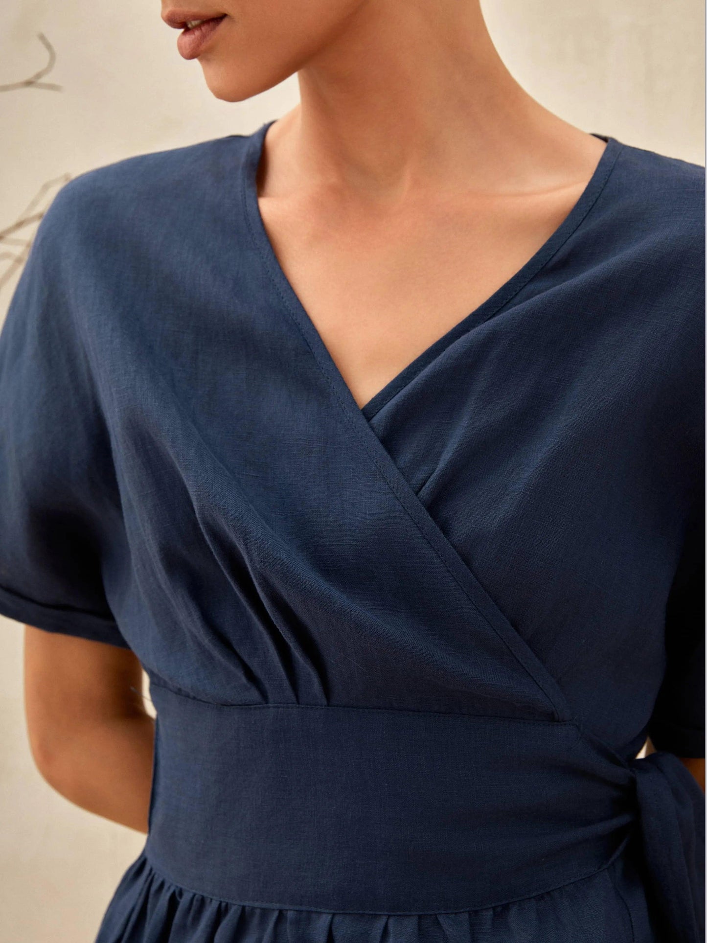 Emily | Chic Summer Linen Kimono Dress 7