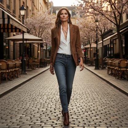 Emily | Elegant Soft Suede Blazer for Women 5