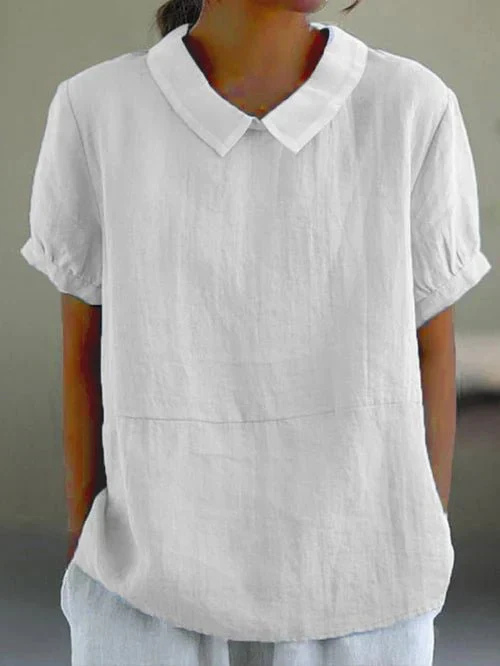 Emma | Classic Elegant Linen Women's Blouse 1