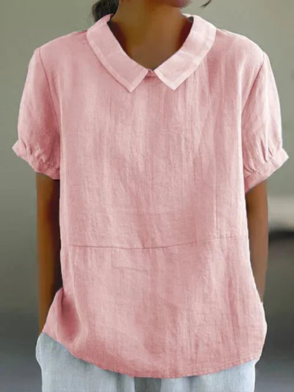 Emma | Classic Elegant Linen Women's Blouse 2
