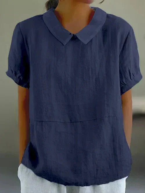 Emma | Classic Elegant Linen Women's Blouse 3