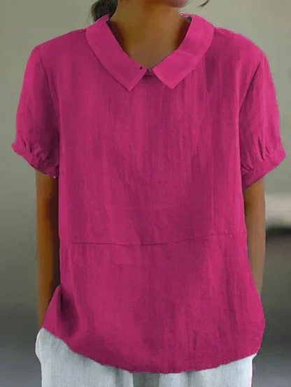 Emma | Classic Elegant Linen Women's Blouse 5