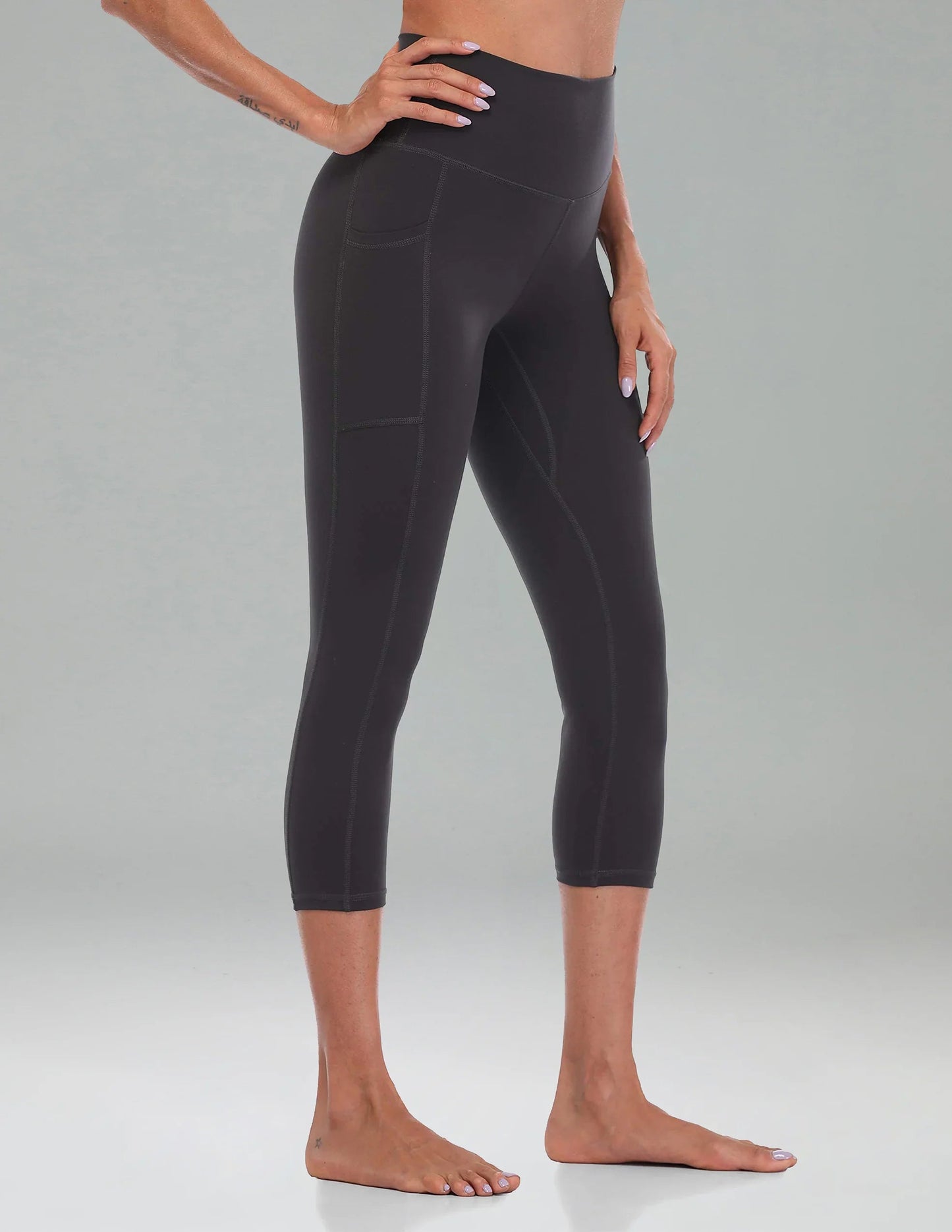 Essential High Waisted No-Roll 21" Sports Legging w/ Pockets 5
