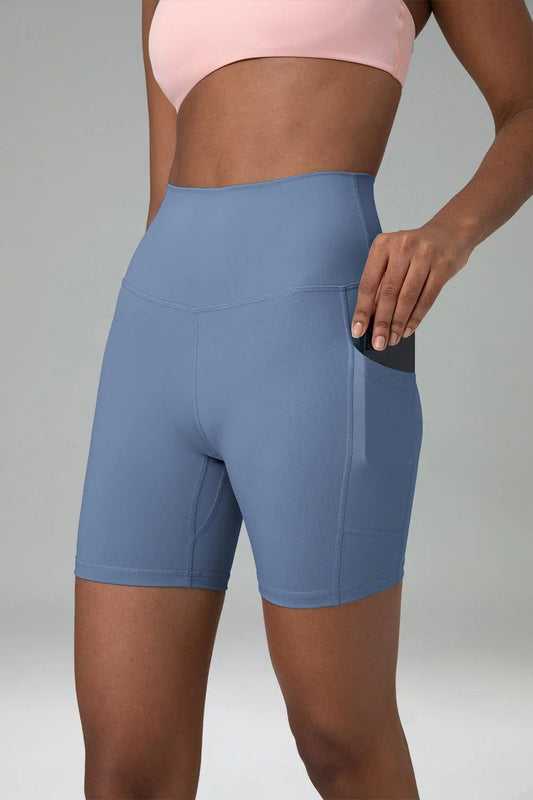Essential High Waisted No-Roll 6" Sports Legging w/ Pockets 7
