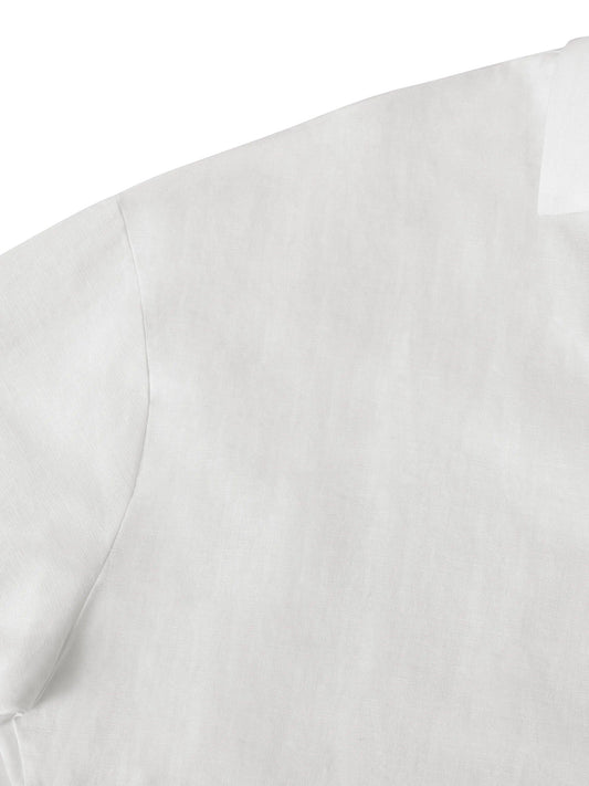 Ethan | Casual White Linen Button Down Shirt 8