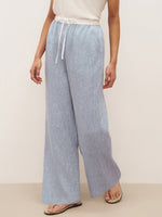 Ethan | Chic Elastic Waist Linen Pants for Women 0