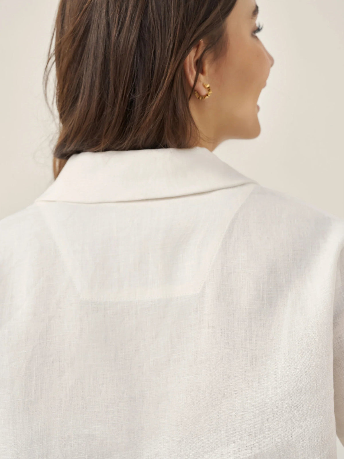 Ethan | Classic Relaxed Linen Short Sleeve Men's Shirt 8