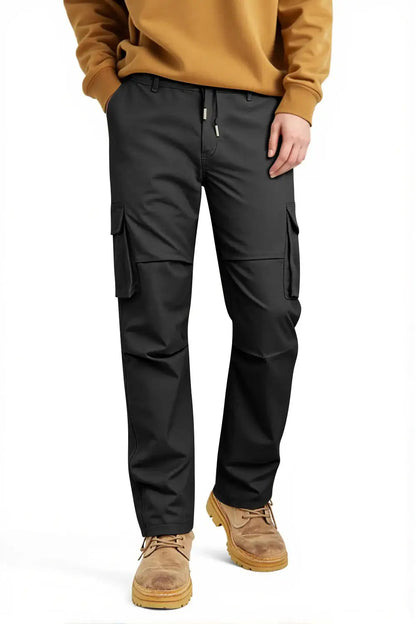 Ethan | Comfortable Black Cargo Pants for Men 1