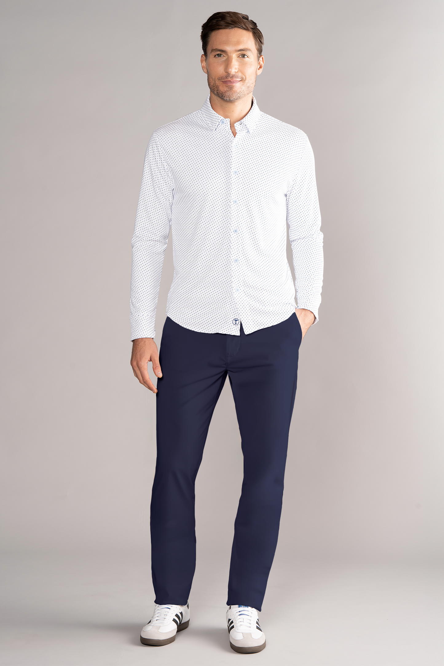 Ethan | Comfortable Long Sleeve Polo Shirt for Men 3