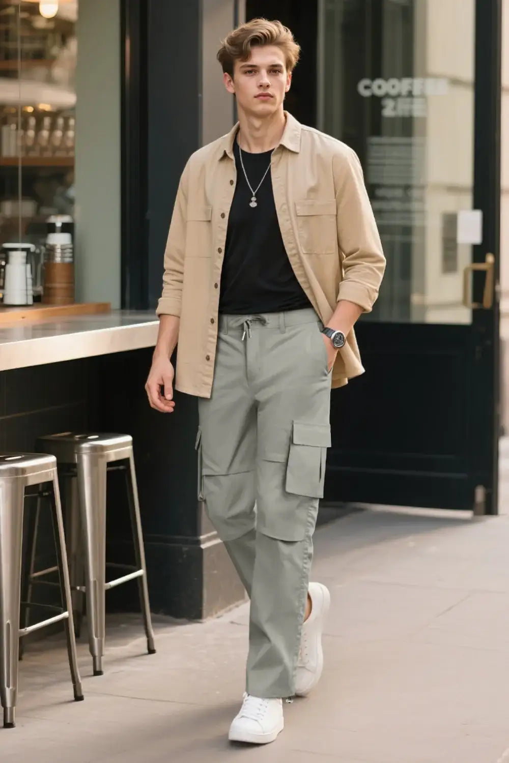 Ethan | Comfortable Straight Fit Mens Cargo Pants 5