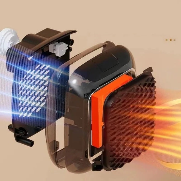 Compact Electric Heater | Portable Space Heater with 800W Power | Efficient Heating for Small Rooms 8