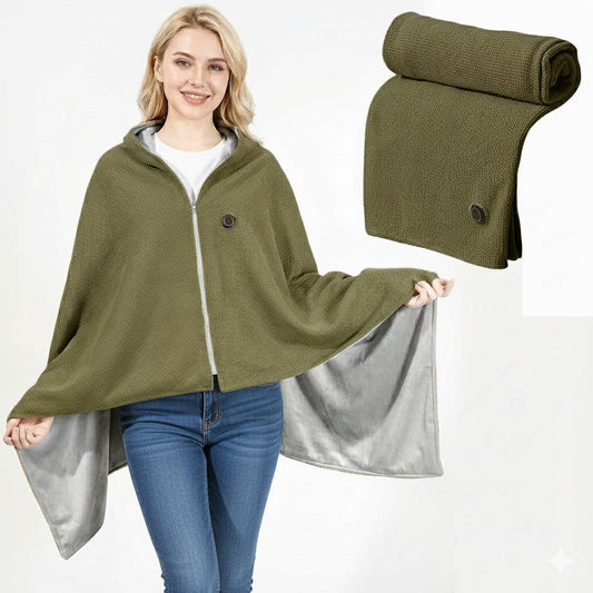 Cozy Electric Throw Blanket | Adjustable Heat Settings & Soft Cotton Blend for Instant Warmth 6