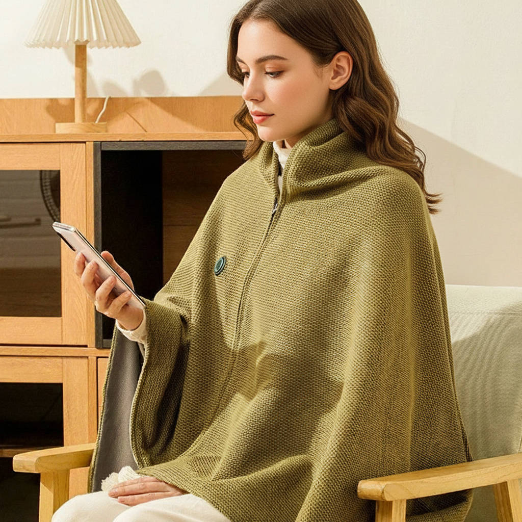 Cozy Electric Throw Blanket | Adjustable Heat Settings & Soft Cotton Blend for Instant Warmth 7