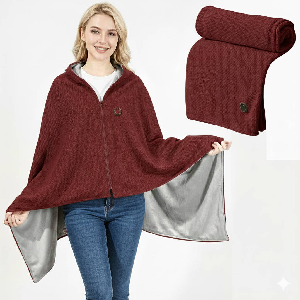 Cozy Electric Throw Blanket | Adjustable Heat Settings & Soft Cotton Blend for Instant Warmth 8