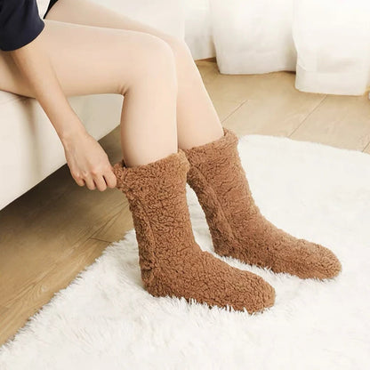 Ethan Collection | Fuzzy Slipper Socks for Men & Women with Plush Velvet Fabric | Cozy Comfort for Cold Days 4