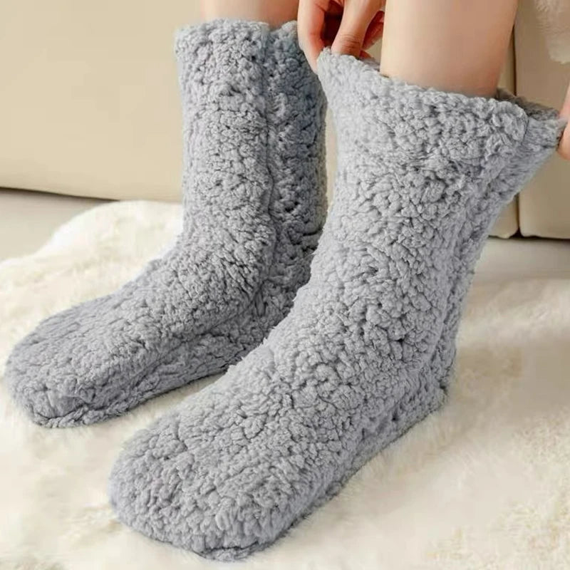 Ethan Collection | Fuzzy Slipper Socks for Men & Women with Plush Velvet Fabric | Cozy Comfort for Cold Days 6
