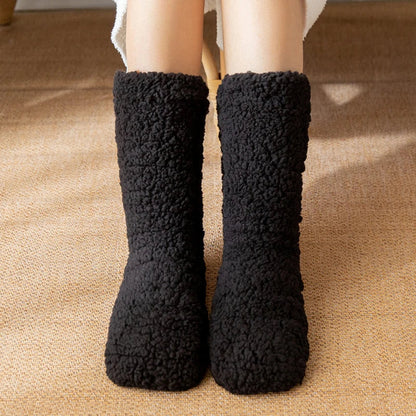 Ethan Collection | Fuzzy Slipper Socks for Men & Women with Plush Velvet Fabric | Cozy Comfort for Cold Days 7
