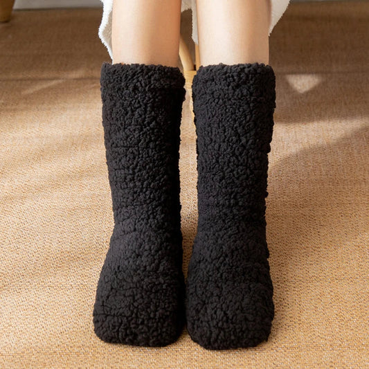 Ethan Collection | Fuzzy Slipper Socks for Men & Women with Plush Velvet Fabric | Cozy Comfort for Cold Days 7