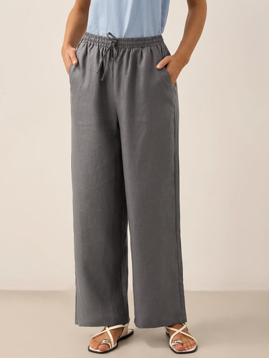 Ethan | Relaxed Comfortable Linen Pants for Women 12
