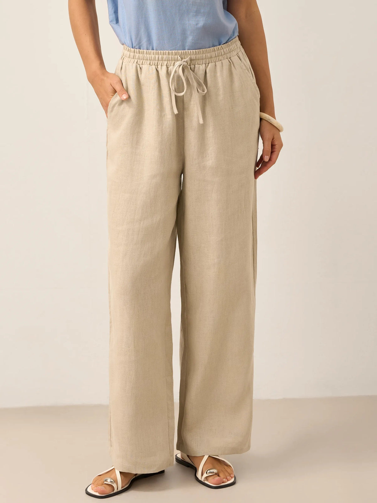 Ethan | Relaxed Comfortable Linen Pants for Women 13
