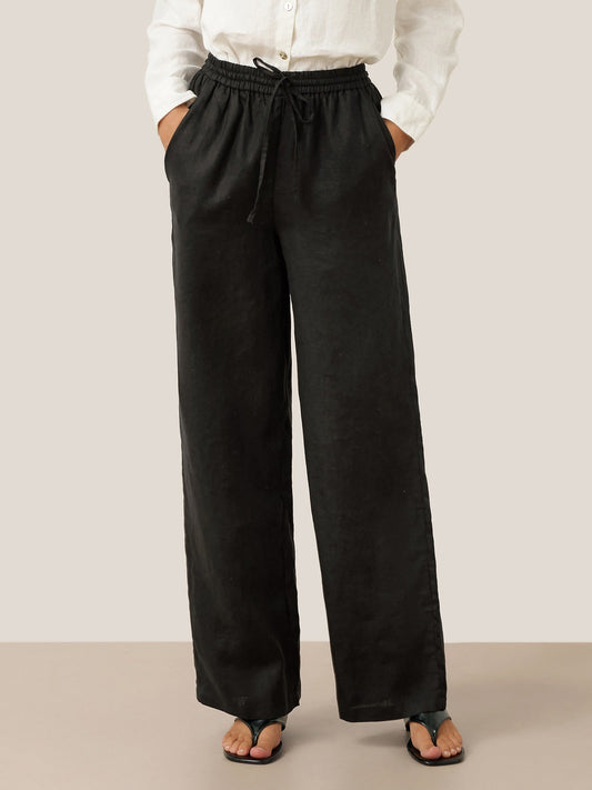 Ethan | Relaxed Comfortable Linen Pants for Women 9