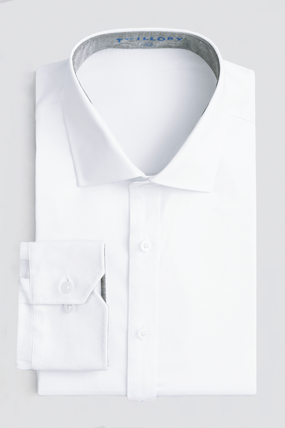 Ethan | Stylish Breathable White Dress Shirt 1