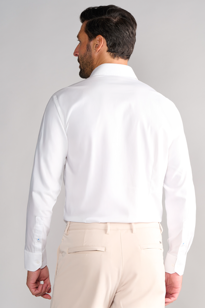 Ethan | Stylish Breathable White Dress Shirt 2