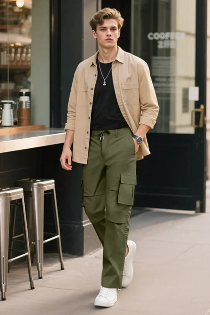 Ethan | Stylish Casual Mens Cargo Pants With Practical Pockets 5