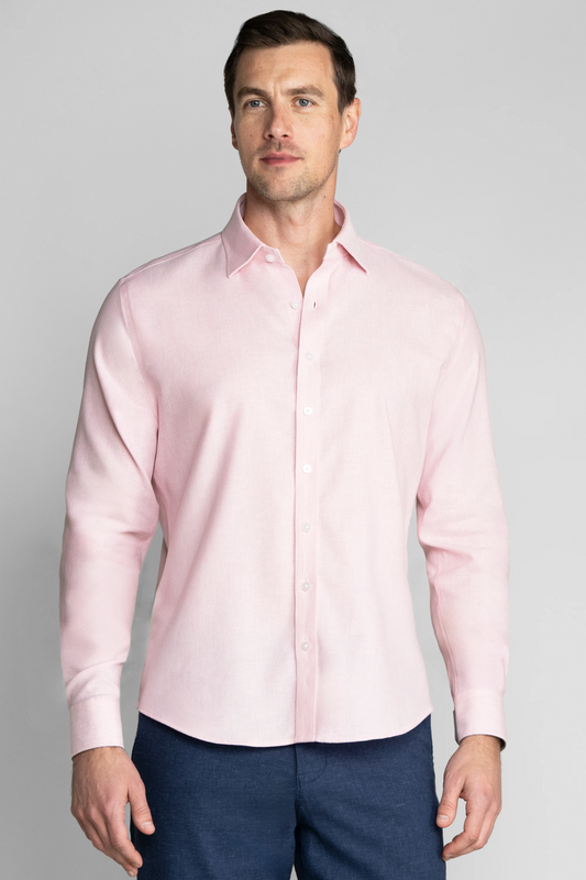 Ethan | Stylish Performance Linen Button Down Shirt 0