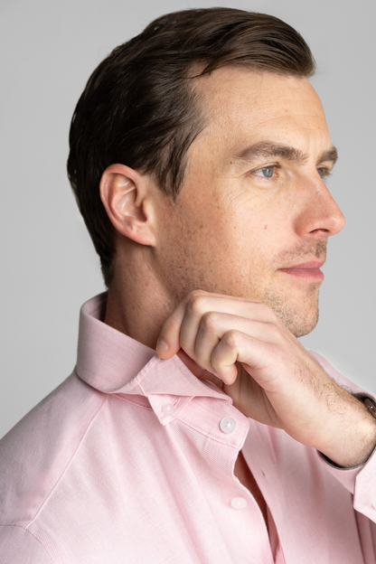 Ethan | Stylish Performance Linen Button Down Shirt 3