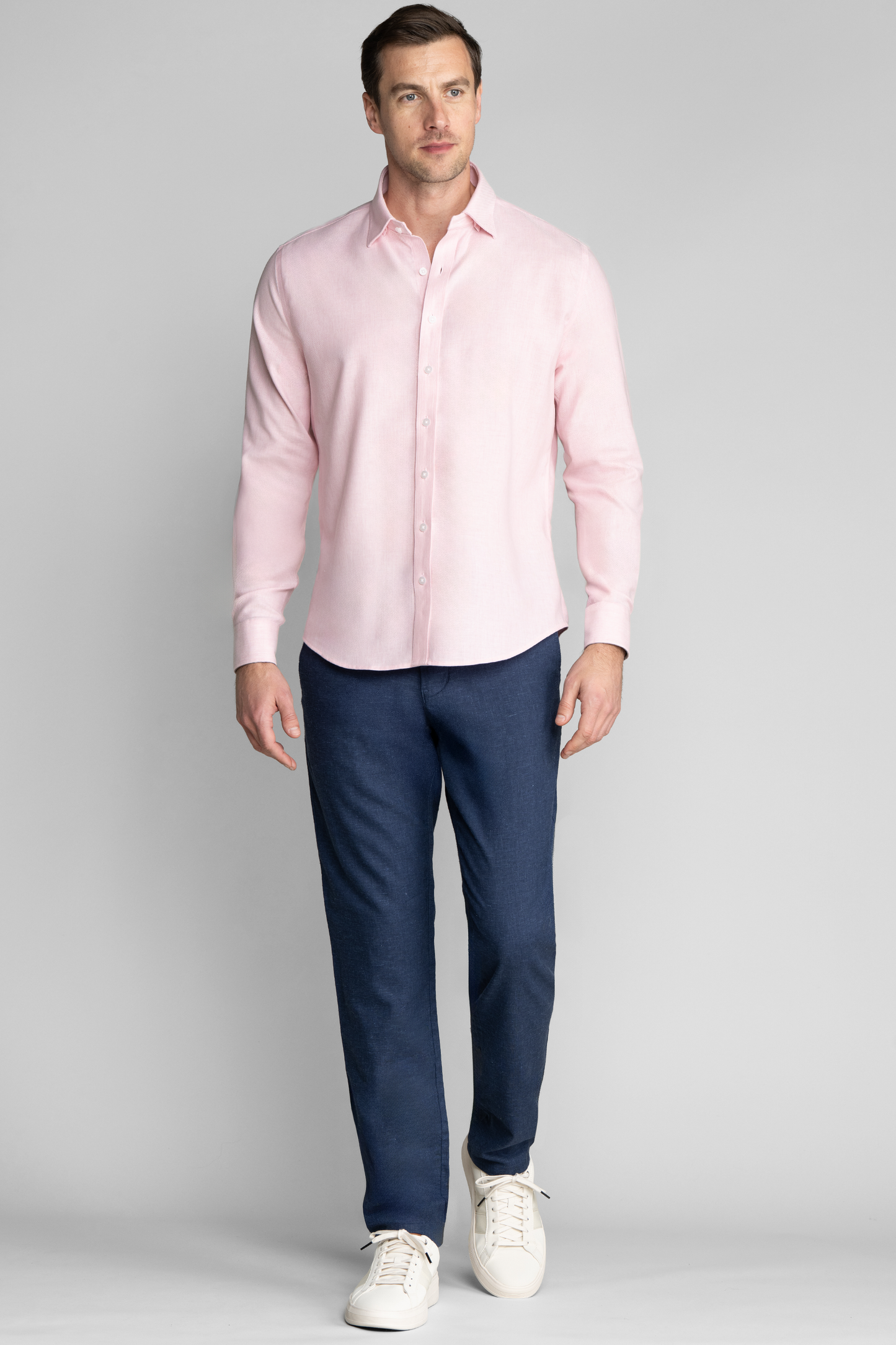 Ethan | Stylish Performance Linen Button Down Shirt 5