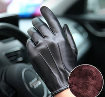 Ethan Collection | Leather Driving Gloves Men with Touch Screen | Warm & Durable Winter Gloves 1