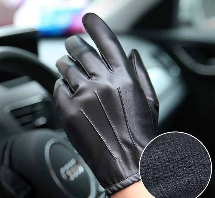Ethan Collection | Leather Driving Gloves Men with Touch Screen | Warm & Durable Winter Gloves 6