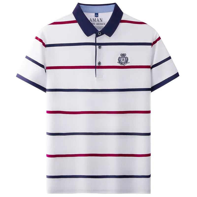 Ethan | Trendy Striped Polo Shirt for Men 3