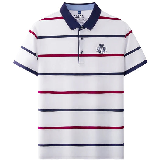 Ethan | Trendy Striped Polo Shirt for Men 3