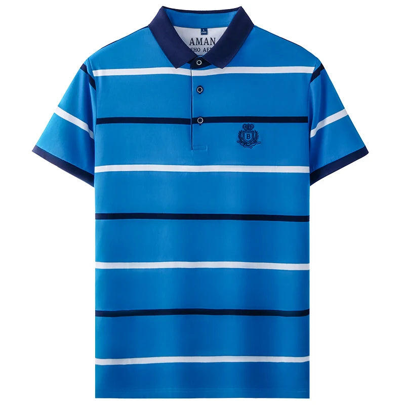 Ethan | Trendy Striped Polo Shirt for Men 5