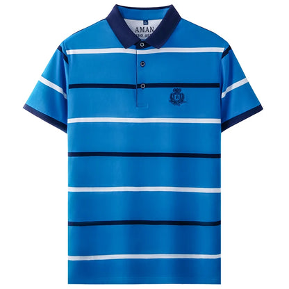 Ethan | Trendy Striped Polo Shirt for Men 5