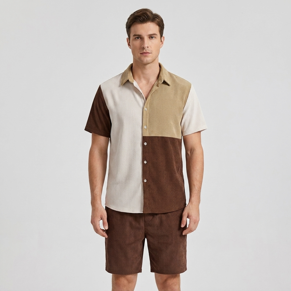 Evelyn | Stylish Colorblock Summer Outfit Set for Women 0