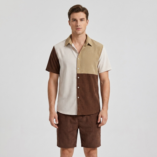 Evelyn | Stylish Colorblock Summer Outfit Set for Women 0