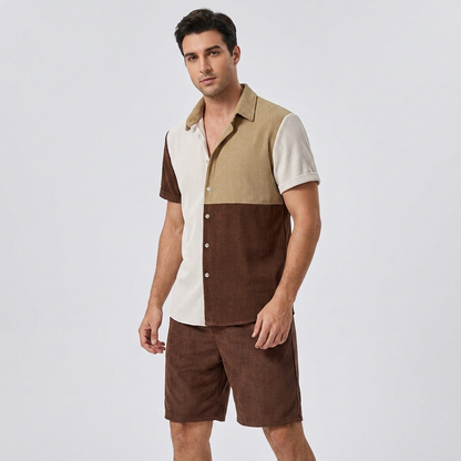 Evelyn | Stylish Colorblock Summer Outfit Set for Women 1