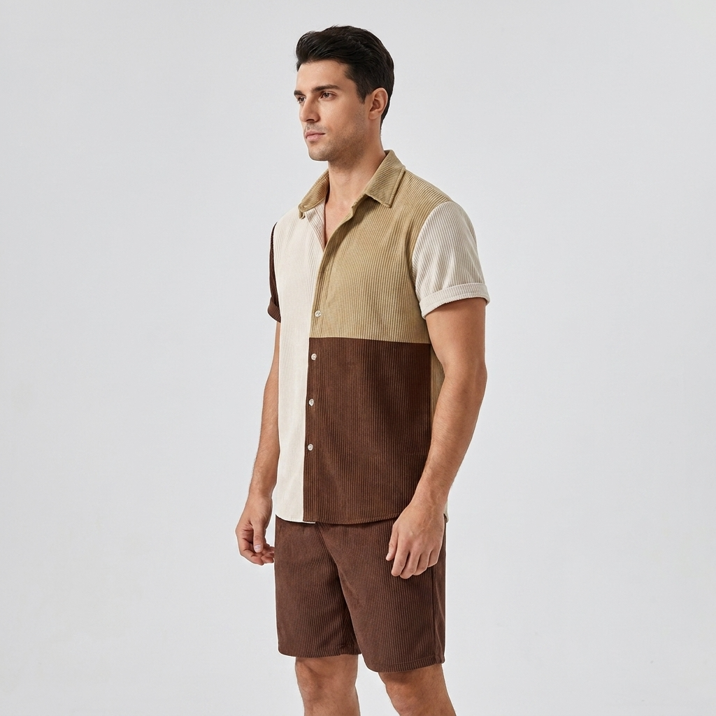 Evelyn | Stylish Colorblock Summer Outfit Set for Women 2