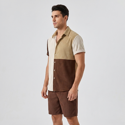 Evelyn | Stylish Colorblock Summer Outfit Set for Women 2