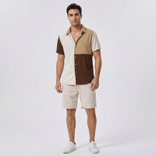 Evelyn | Stylish Colorblock Summer Outfit Set for Women 7
