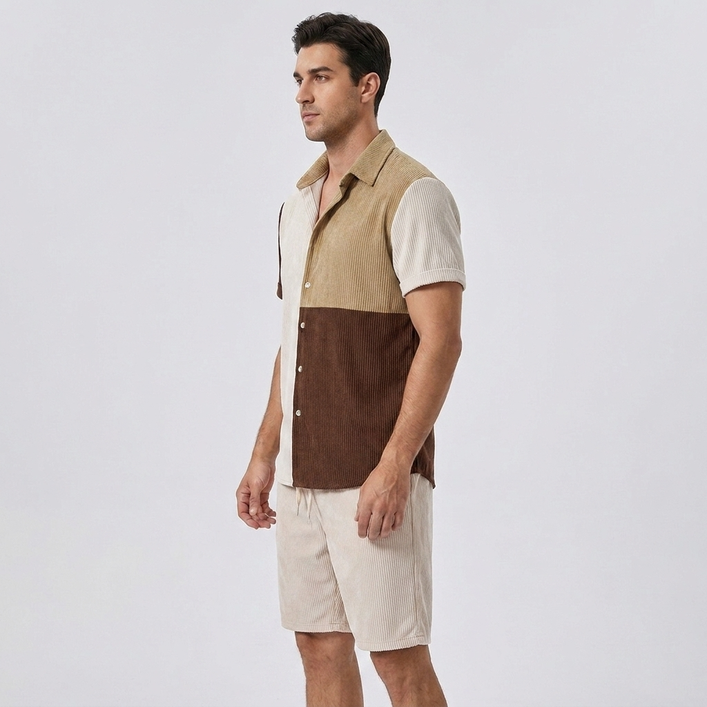 Evelyn | Stylish Colorblock Summer Outfit Set for Women 8