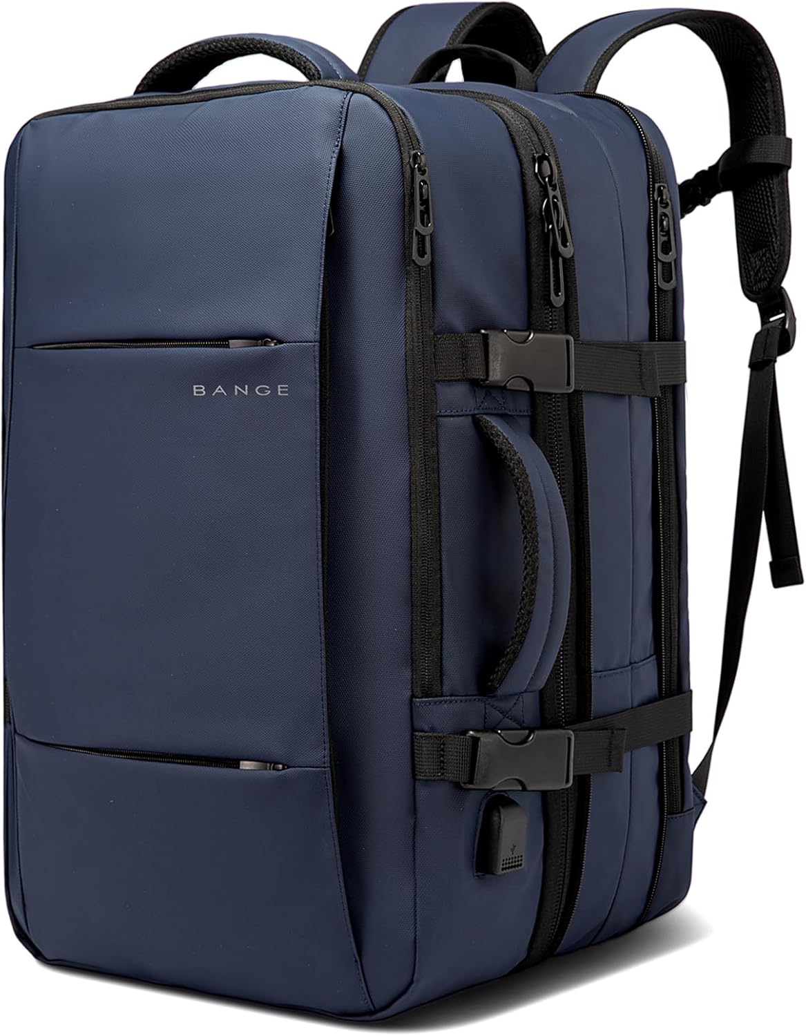 Expandable 26–45L Waterproof Travel Backpack with Laptop Sleeve & Duffle Carry 10