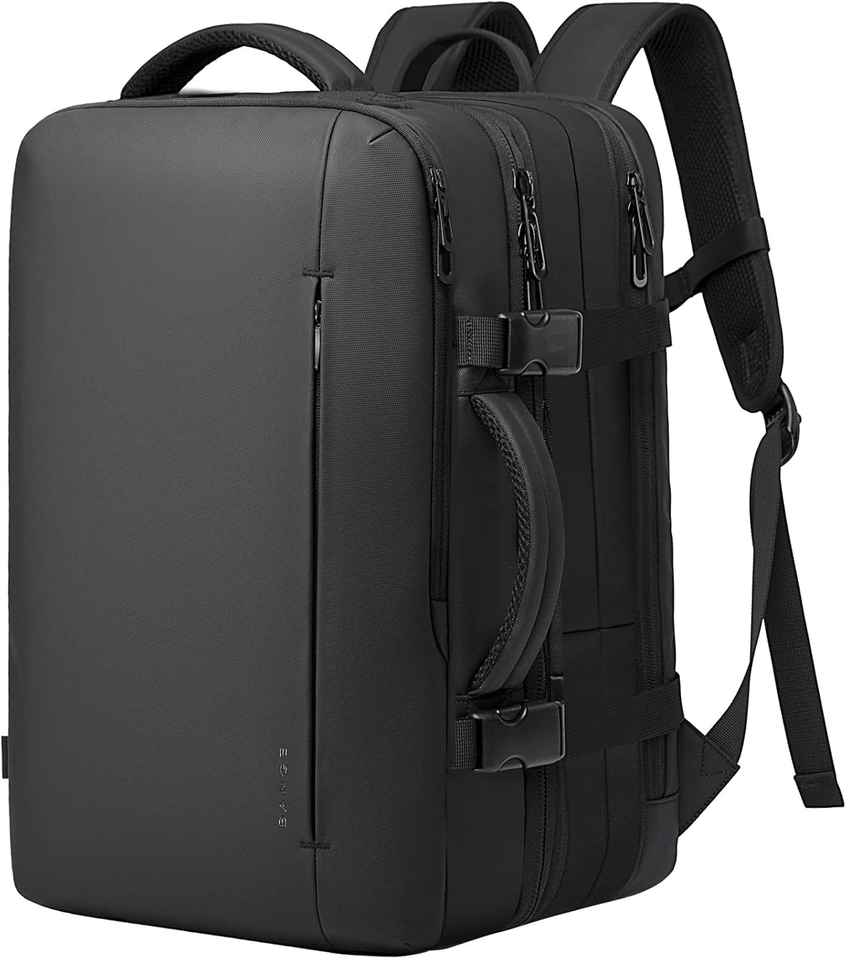 Expandable 26–45L Waterproof Travel Backpack with Laptop Sleeve & Duffle Carry 13