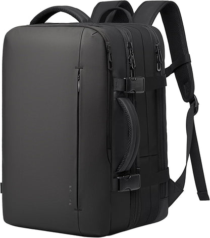 Expandable 26–45L Waterproof Travel Backpack with Laptop Sleeve & Duffle Carry 13