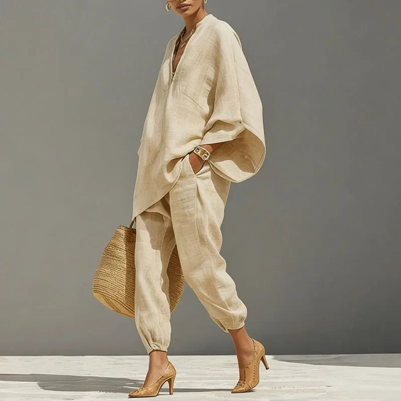 Fiona | Women's Batwing Wide Leg Matching Set 3